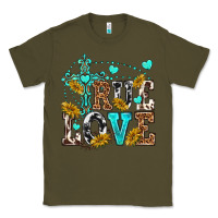 Army Green true love Classic Tee - texasbilliewilder
