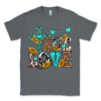 Charcoal Heather true love Classic Tee - texasbilliewilder
