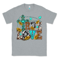 Heather Grey true love Classic Tee - texasbilliewilder