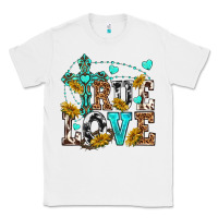 White true love Classic Tee - texasbilliewilder