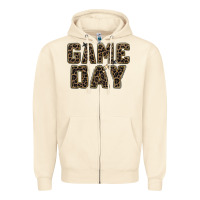 Sandshell game day leopard Zipper Hoodie - Zillion Design Studio
