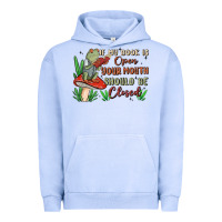 If My Book Is Open Your Mouth Should Be Closed Malia Urban Hoodie | Teevron