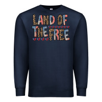 Navy land of the free Premium Sweatshirt - RacoonDesign