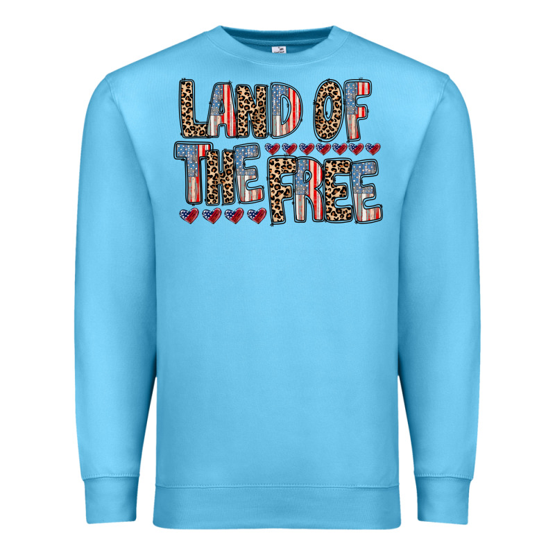 Land Of The Free Premium Sweatshirt by RacoonDesign | Teevron