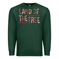 Sports Green land of the free Premium Sweatshirt - RacoonDesign