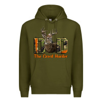 Army Green Western Dad The Great Deer Hunter Premium Hoodie - LillyAllenDesigns