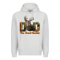 Dove Grey Western Dad The Great Deer Hunter Premium Hoodie - LillyAllenDesigns