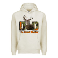 Oatmeal Heather Western Dad The Great Deer Hunter Premium Hoodie - LillyAllenDesigns