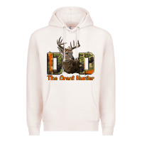 Pale Pink Western Dad The Great Deer Hunter Premium Hoodie - LillyAllenDesigns