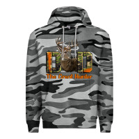 Slate Camo Western Dad The Great Deer Hunter Premium Hoodie - LillyAllenDesigns
