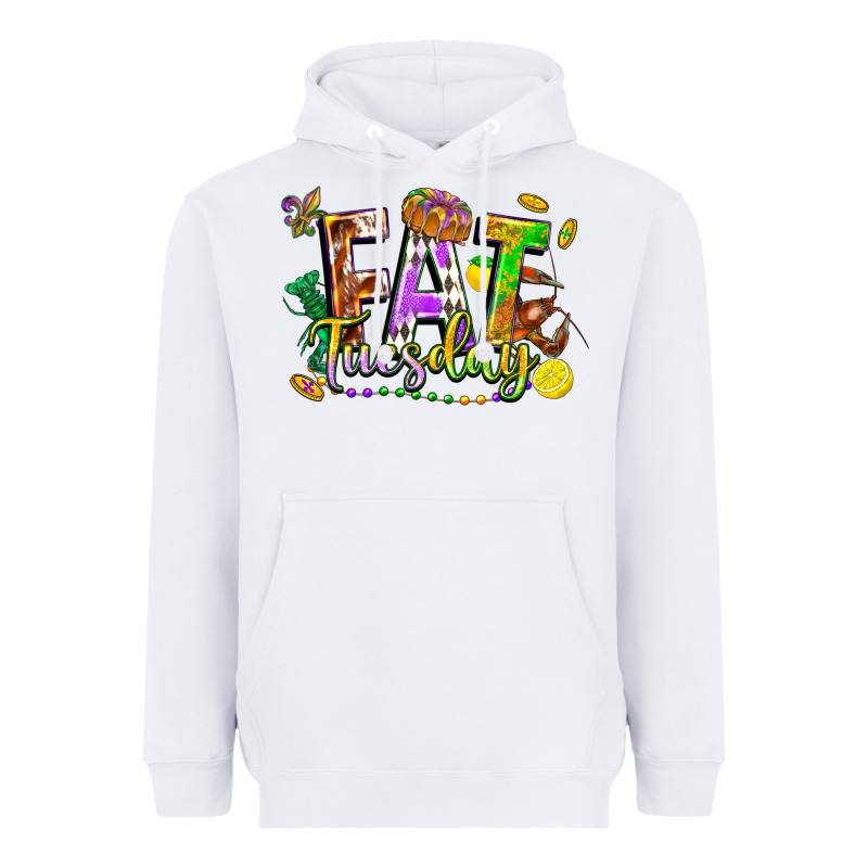 Fat Tuesday Heavyweight Hoodie by FaDigitalArtStudio | Teevron