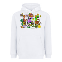 White fat tuesday Heavyweight Hoodie - FaDigitalArtStudio