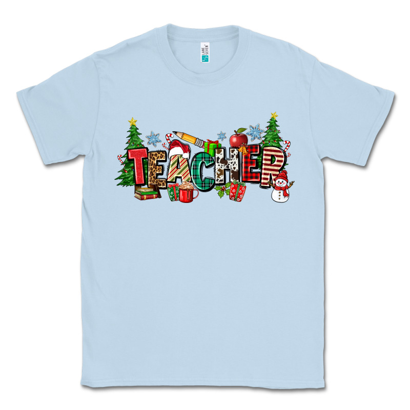Christmas Teacher Classic Tee by Zillion Design Studio | Teevron