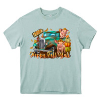 Arona Farm Happy Fall Y'all Heavy Core Tee - CowhideDigitalArt