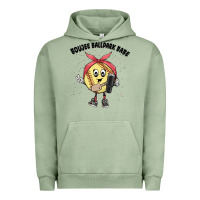 Pigment Oil Green boujee ballpark babe Urban Hoodie - MaliasSmallBusiness