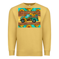Antique Gold farm truck tumbler Premium Sweatshirt - HRA Design Shop