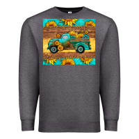 Charcoal Heather farm truck tumbler Premium Sweatshirt - HRA Design Shop