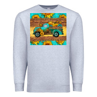 Heather Grey farm truck tumbler Premium Sweatshirt - HRA Design Shop