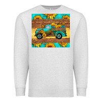 Oatmeal Heather farm truck tumbler Premium Sweatshirt - HRA Design Shop