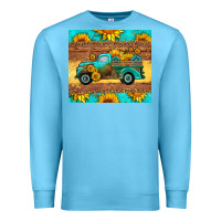Ocean Blue farm truck tumbler Premium Sweatshirt - HRA Design Shop