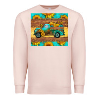 Pale Pink farm truck tumbler Premium Sweatshirt - HRA Design Shop