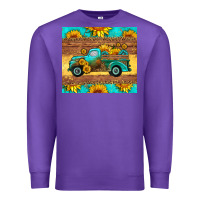 Purple farm truck tumbler Premium Sweatshirt - HRA Design Shop