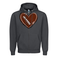 Smoke american football heart Zipper Hoodie - texasbilliewilder