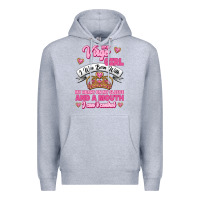 Heather Grey as a virgo girl zodiac girls Premium Hoodie - Jasminsmagicworld