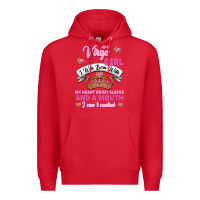 Red as a virgo girl zodiac girls Premium Hoodie - Jasminsmagicworld