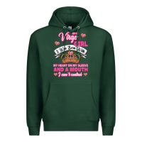 Sports Green as a virgo girl zodiac girls Premium Hoodie - Jasminsmagicworld