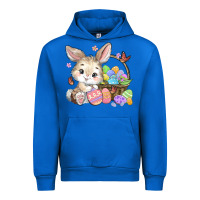 Cobalt easter bunny Urban Hoodie - MaliasSmallBusiness