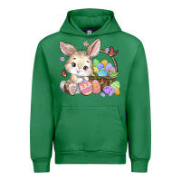 Emerald easter bunny Urban Hoodie - MaliasSmallBusiness