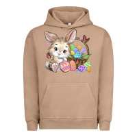 Pigment Burro easter bunny Urban Hoodie - MaliasSmallBusiness