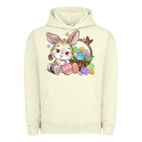 Pigment Pistachio easter bunny Urban Hoodie - MaliasSmallBusiness