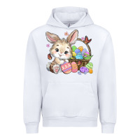 White easter bunny Urban Hoodie - MaliasSmallBusiness