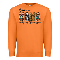 Carrot being mama makes my life complate Premium Sweatshirt - CowhideDigitalArt