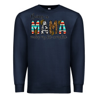 Navy being mama makes my life complate Premium Sweatshirt - CowhideDigitalArt