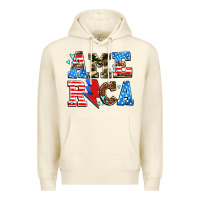 Sandshell america with heart Premium Hoodie - AdoDesignShop