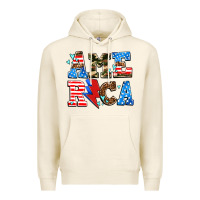 Tofu america with heart Premium Hoodie - AdoDesignShop