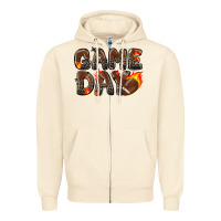 Sandshell game day football leopard Zipper Hoodie - Zillion Design Studio