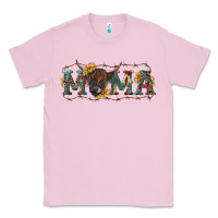 Bubblegum Pink Mama with highland cow Classic Tee - RanaPortraitStore