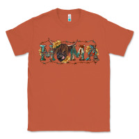 Copper Mama with highland cow Classic Tee - RanaPortraitStore