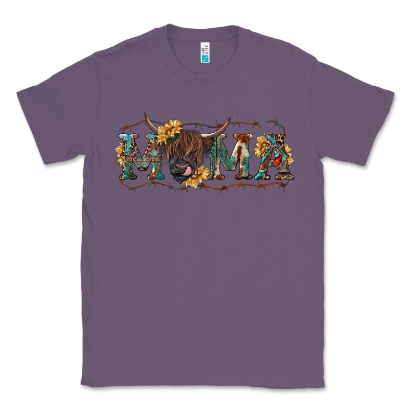 Mama With Highland Cow Classic Tee by RanaPortraitStore | Teevron
