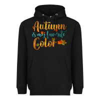 Black autumn is my favorite color Heavyweight Hoodie - HRA Design Shop