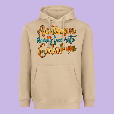 Autumn Is My Favorite Color Heavyweight Hoodie Designed By Hra Design Shop