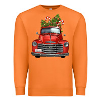 Carrot christmas trees truck Premium Sweatshirt - FaDigitalArtStudio