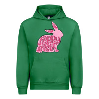 Emerald happy easter rabbit Urban Hoodie - MaliasSmallBusiness