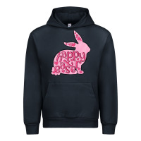 Navy happy easter rabbit Urban Hoodie - MaliasSmallBusiness