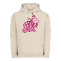 Pigment French Oak happy easter rabbit Urban Hoodie - MaliasSmallBusiness