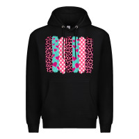 Black valentine's day brushstrokes Premium Hoodie - BarkalooDesign